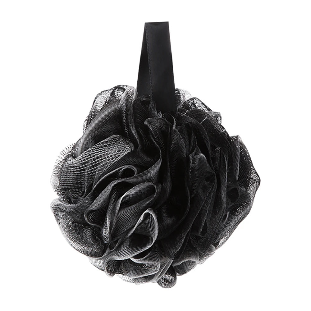 Black Bamboo Charcoal Bathing Flower Soft PE Shower