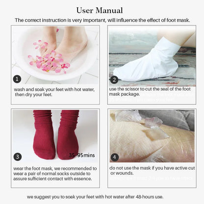 Lavender & VC Foot Peeling Mask  - Remove Foot Patches