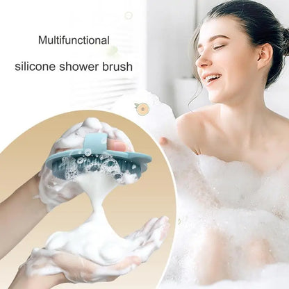 Dinosaur Silicone Scalp Massager Shampoo Brush