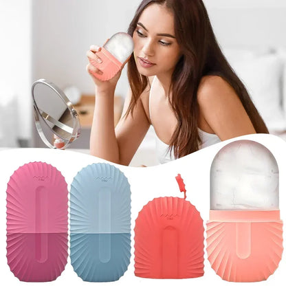 Ice Face Roller Ice Cube Beauty Massage Silicone