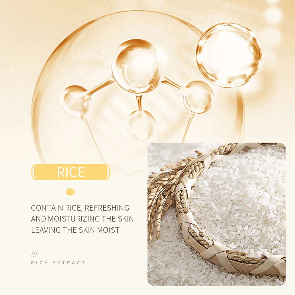 BIOAQUA Rice Raw Pulp Facial Cleanser Face Wash Foam