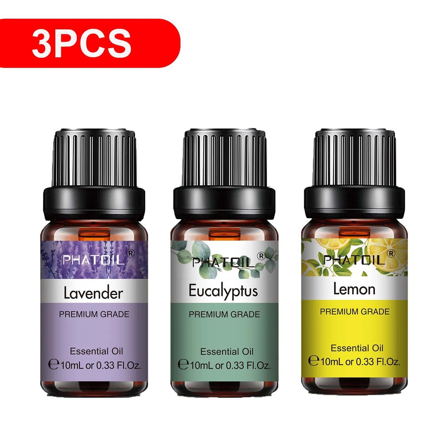PHATOIL Natural Plant Essential Oil 10ml Eucalyptus Lavender