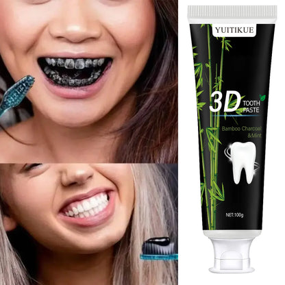 Charcoal Toothpaste 100g - Natural Whitening Deep Cleansing