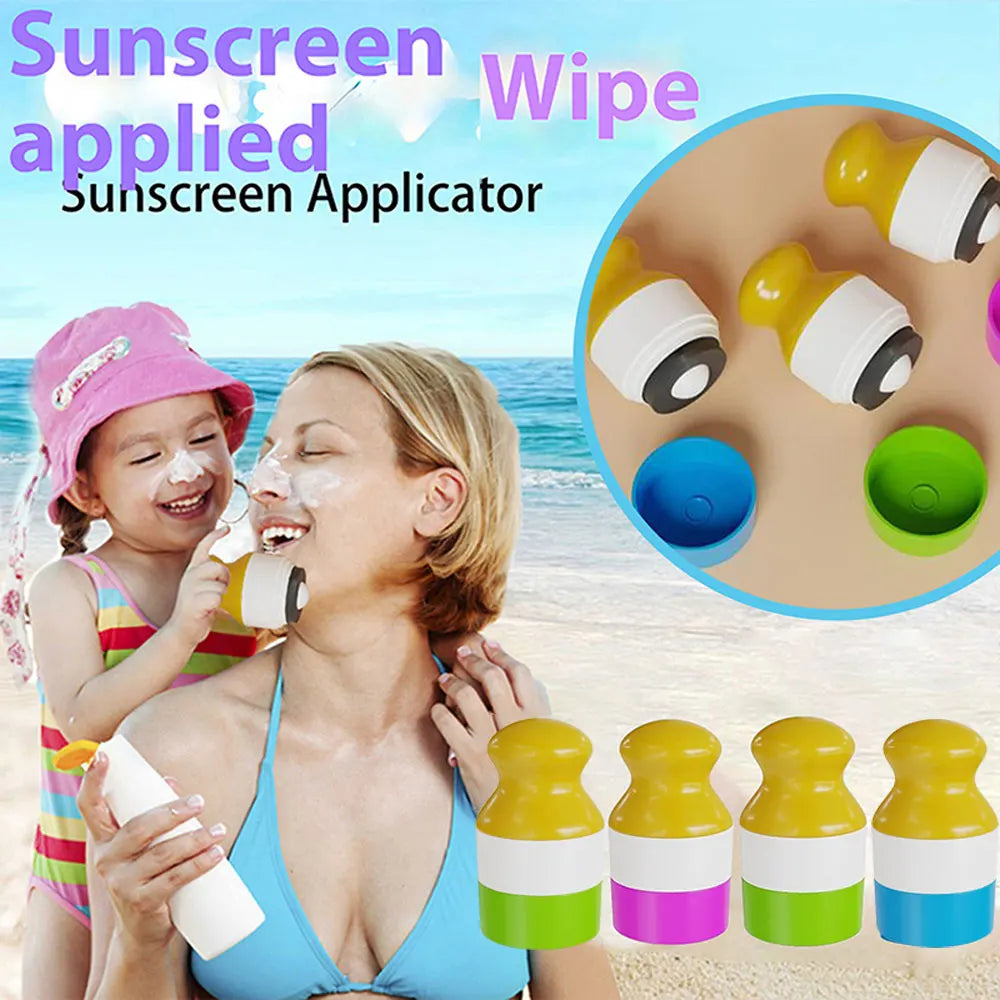 100ml Refillable Sunscreen Roller Ball Applicator Portable Travel Dispenser Bottle Sunscreen Lotion Applicator Roller Ball Spong