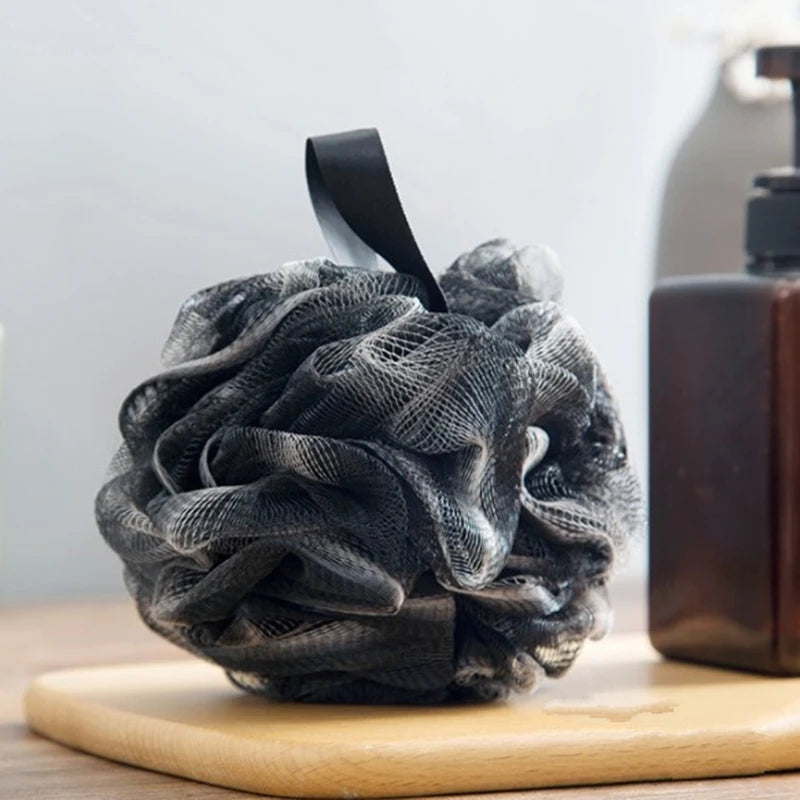 Black Bamboo Charcoal Bathing Flower Soft PE Shower