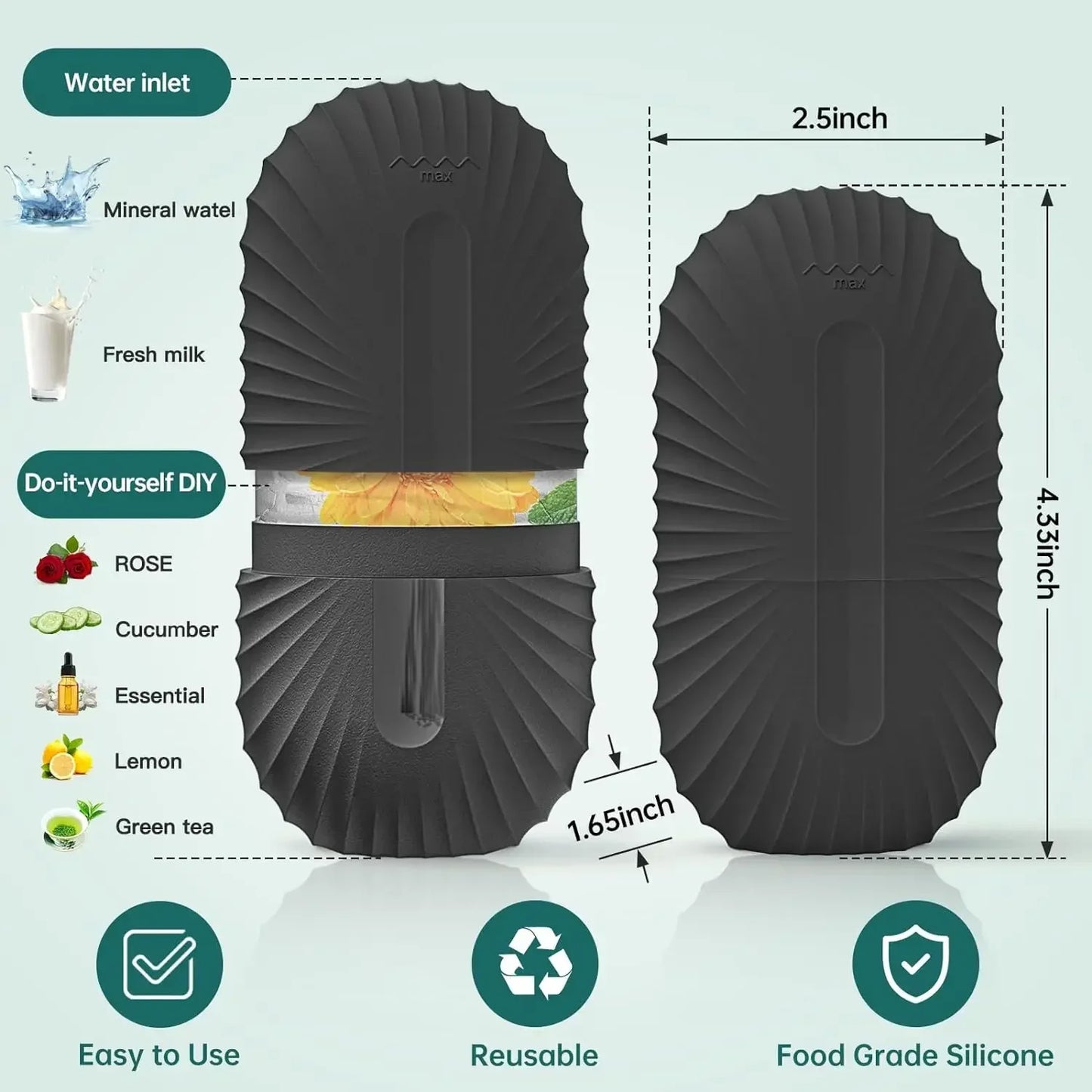 Ice Face Roller Ice Cube Beauty Massage Silicone