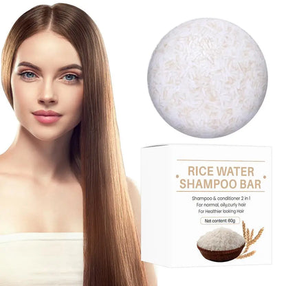 Rice Shampoo Bar Natural Organic Rice Soap for Hair Growth