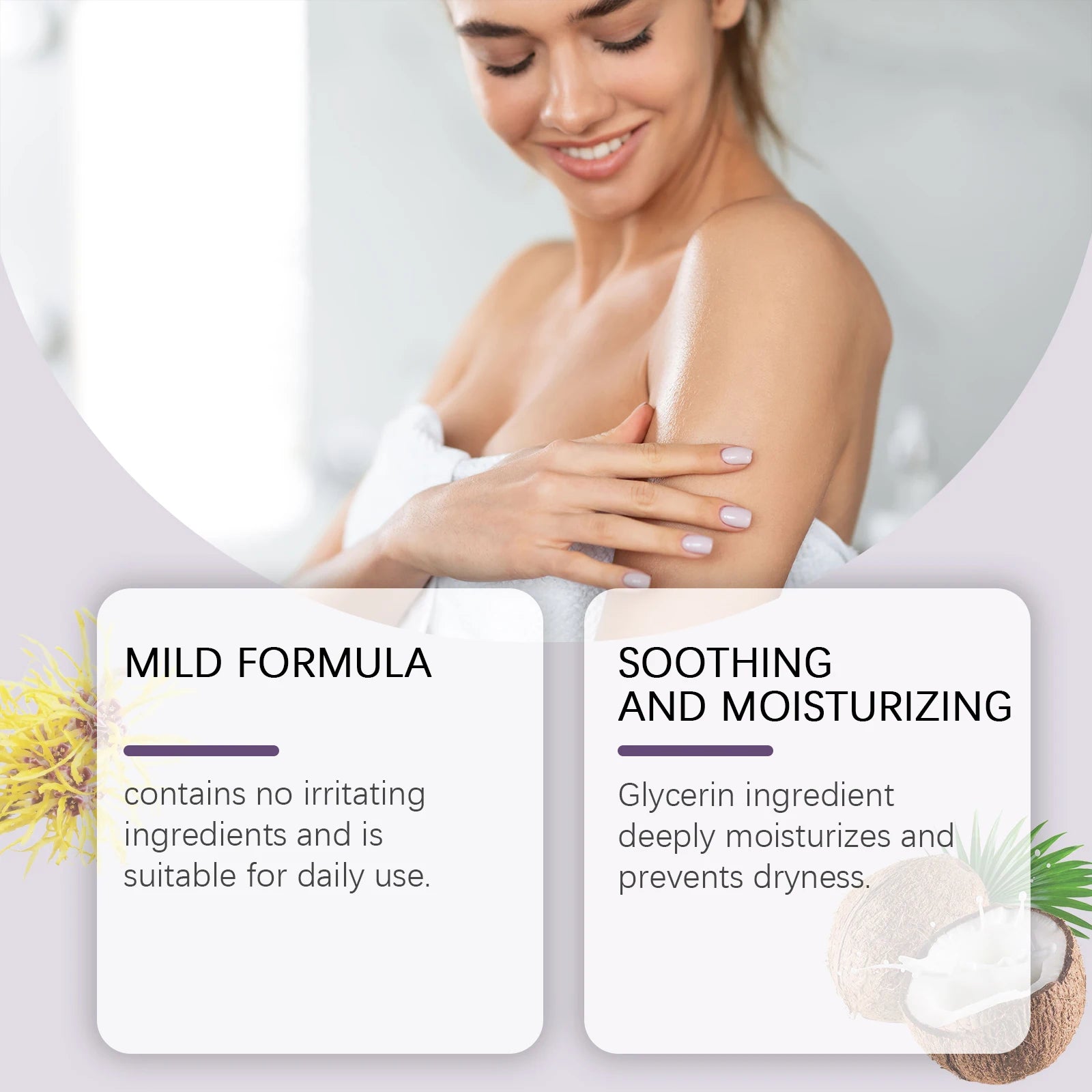 Feminine Wash Gel PH Balanced Long Lasting Moisturizing for Private Part