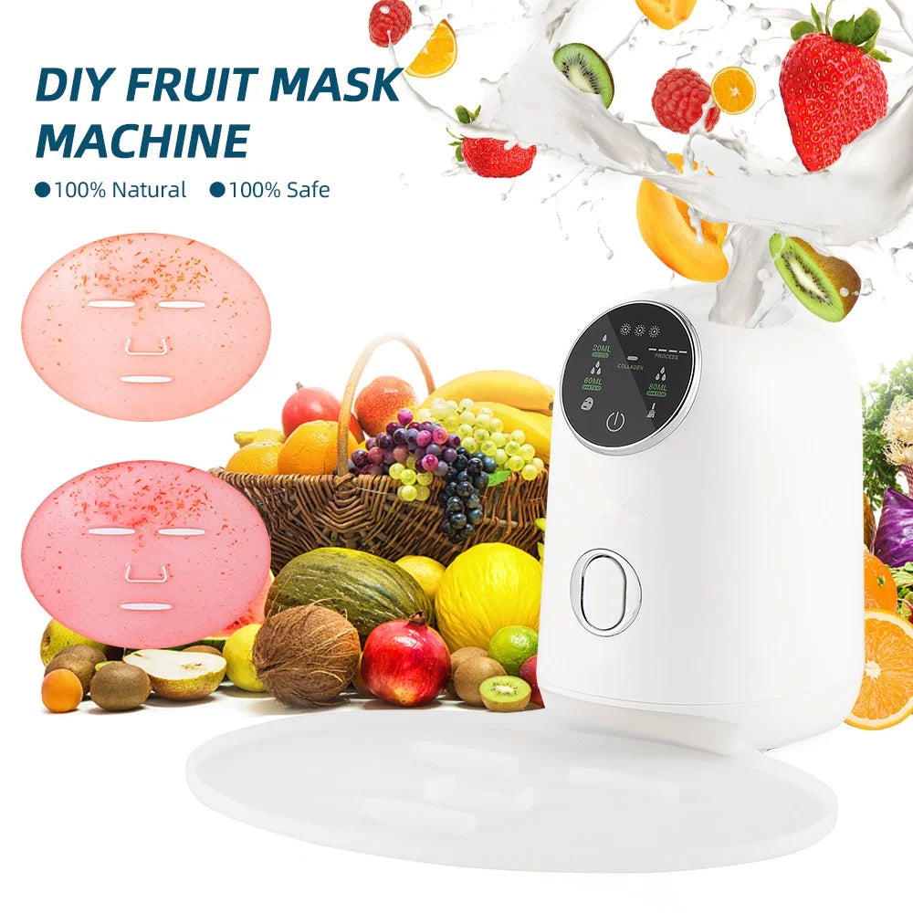 Foreverlily DIY Mask Machine Home Use Mask Making Vegetable Fruit Juice Milk Self-made Facial Mask Automatic Mask Maker SPA Care