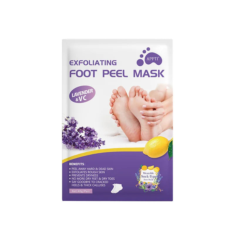 Lavender & VC Foot Peeling Mask  - Remove Foot Patches