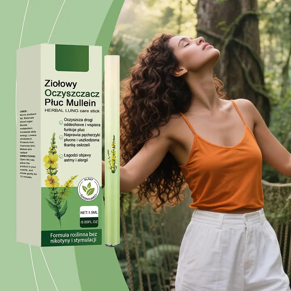 Mullein Lung Cleanse Diffuser Herbal Diffuser Pen For Lung Cleansing Clear Breathing Improvement