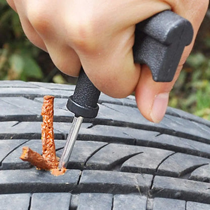 Tubeless Tire Plug Repair Kit – 5‑Piece Plug &amp; Reamer Set
