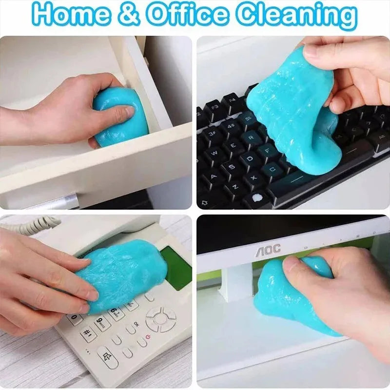 Magic Cleaning Gel Slime – Reusable Car &amp; Gadget Dust Remover