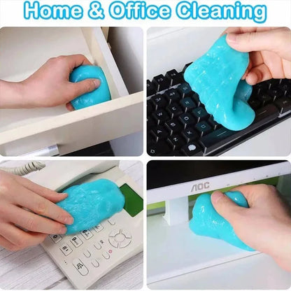 Magic Cleaning Gel Slime – Reusable Car &amp; Gadget Dust Remover