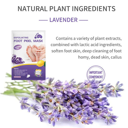 Lavender & VC Foot Peeling Mask  - Remove Foot Patches