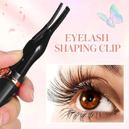 Electric Heated Eyelash Curler Portable Eyelash Curling Device