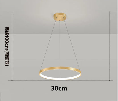 Modern Round LED Pendant Light