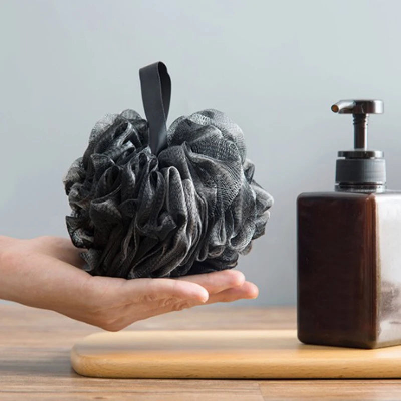 Black Bamboo Charcoal Bathing Flower Soft PE Shower