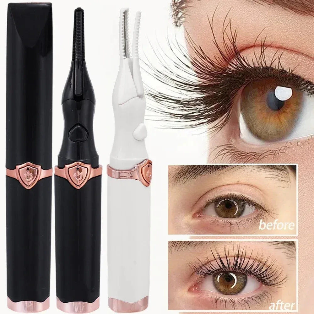 Electric Heated Eyelash Curler Portable Eyelash Curling Device