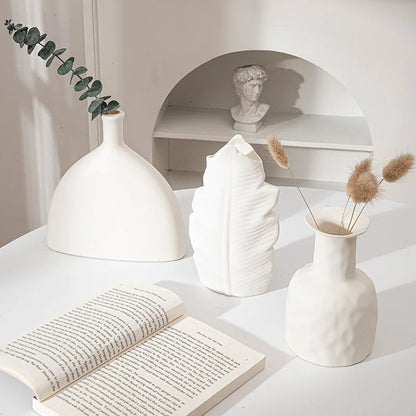 Creative White Minimalist Vase