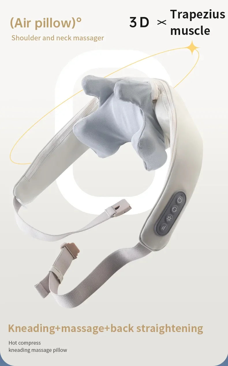 Neck Massager Back Shoulder Massager for Muscle Relax Multifunctional Neck And Shoulder Relaxing Massage Shawl  Massaging body