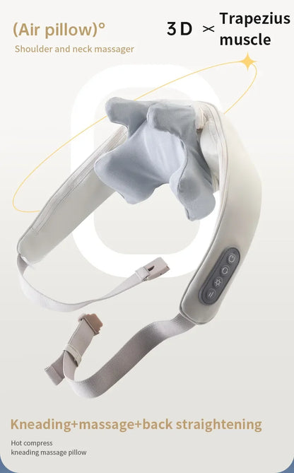 Neck Massager Back Shoulder Massager for Muscle Relax Multifunctional Neck And Shoulder Relaxing Massage Shawl  Massaging body