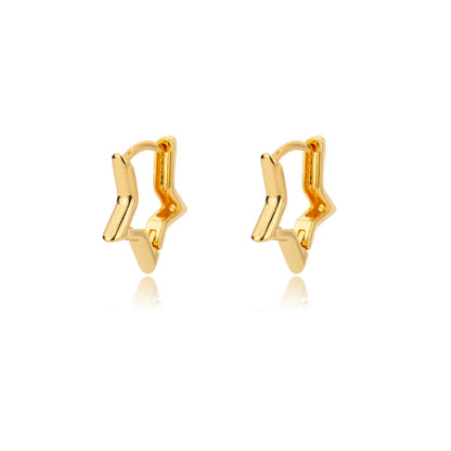 Luxury Star Hoop Earrings