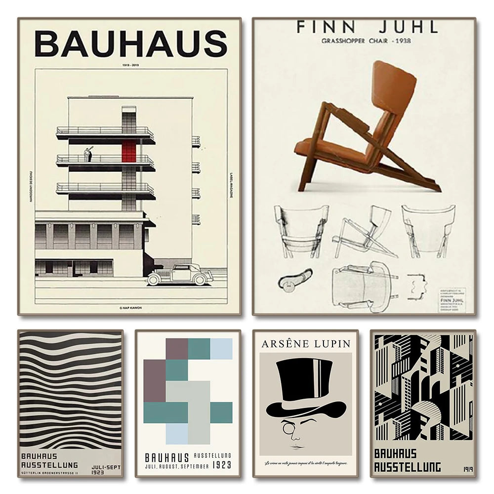 Modernist Black &amp; White Art