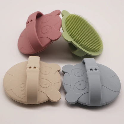 Dinosaur Silicone Scalp Massager Shampoo Brush