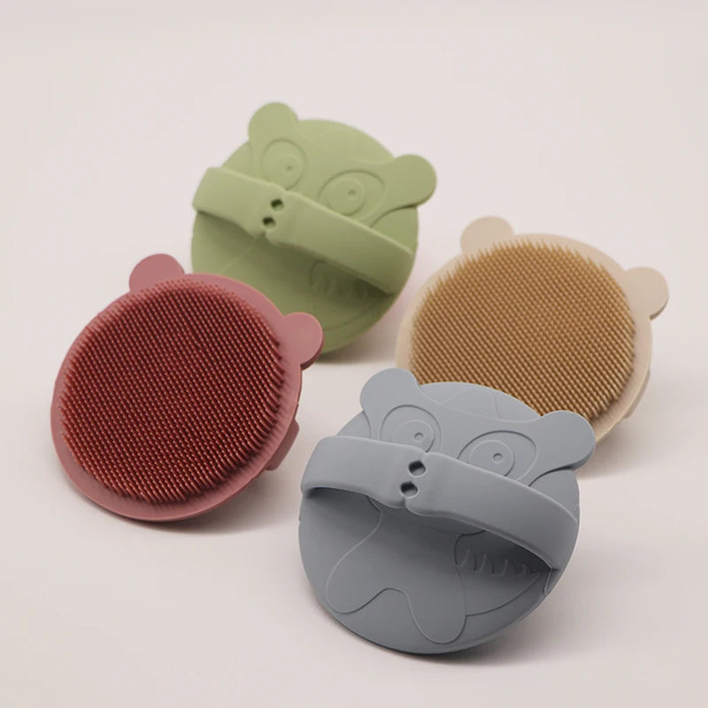 Dinosaur Silicone Scalp Massager Shampoo Brush