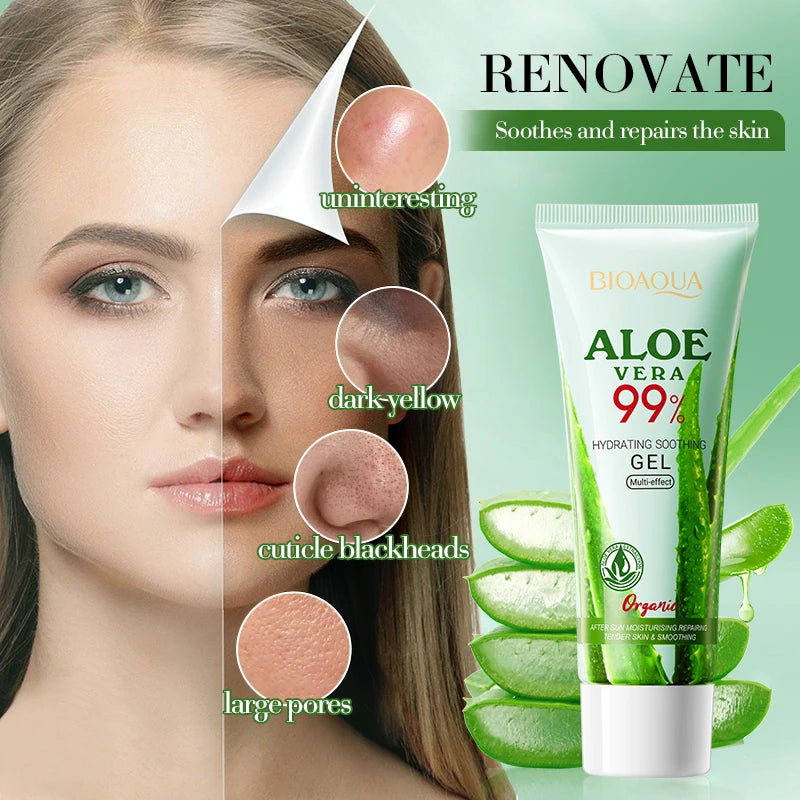 Aloe Vera Gel 100% Natural For Face And Body