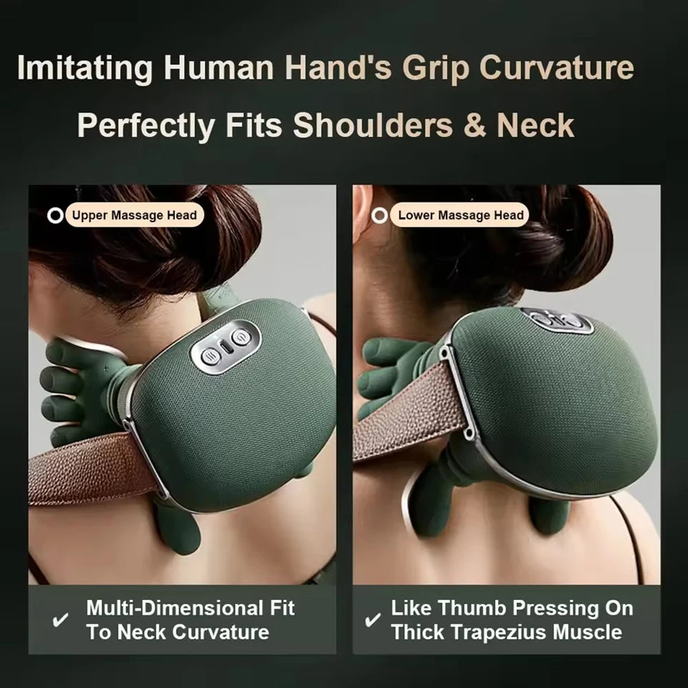 Neck Massager Back Shoulder Massager for Muscle Relax Multifunctional Neck And Shoulder Relaxing Massage Shawl  Massaging body