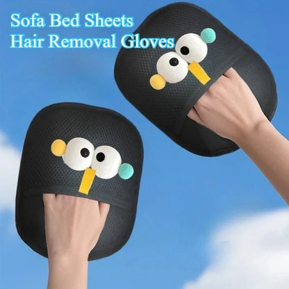 Cat Hair Cleaner Pet Gloves Household Hair Remover Cat Dog Hair Remover Brush Remover Hair Sticking Device Home Hair Scraper