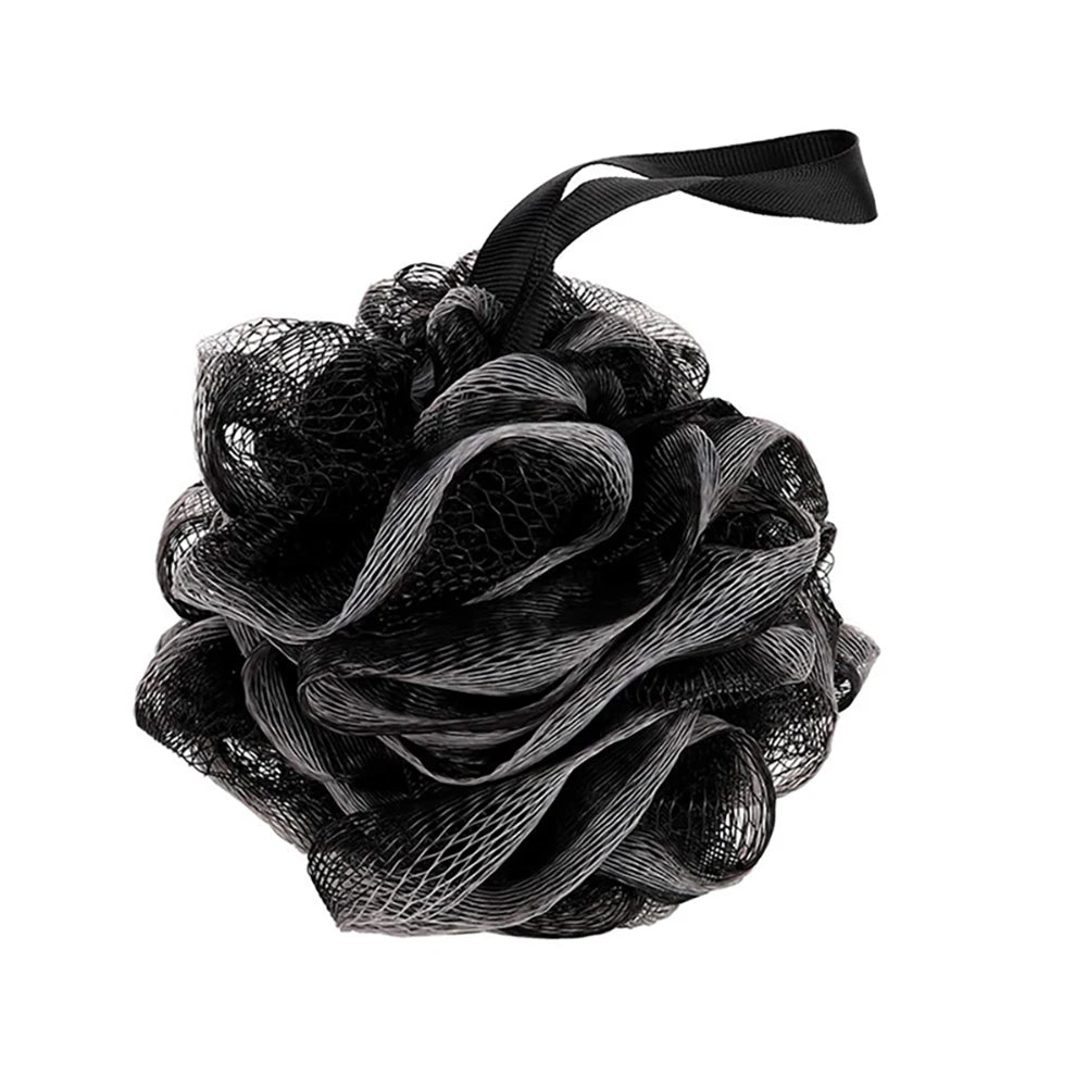 Black Bamboo Charcoal Bathing Flower Soft PE Shower