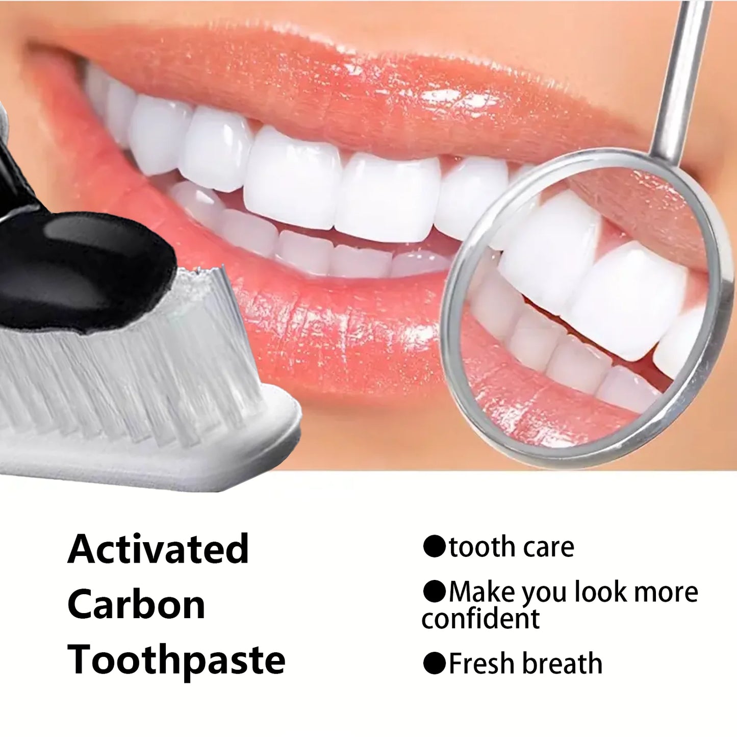 Charcoal Toothpaste 100g - Natural Whitening Deep Cleansing