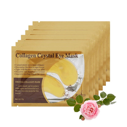 20Pcs=10Pairs Gold Collagen Crystal Eye Mask skincare