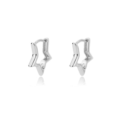 Luxury Star Hoop Earrings