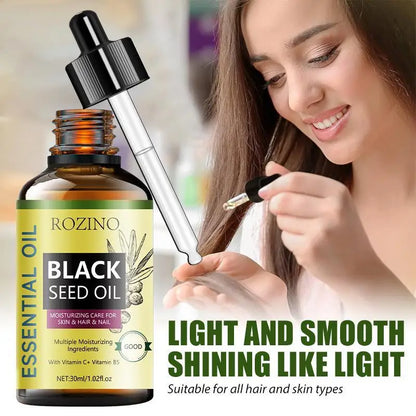 Black Seed Oil Organic Essential Oil Hair Growth Pure Natural