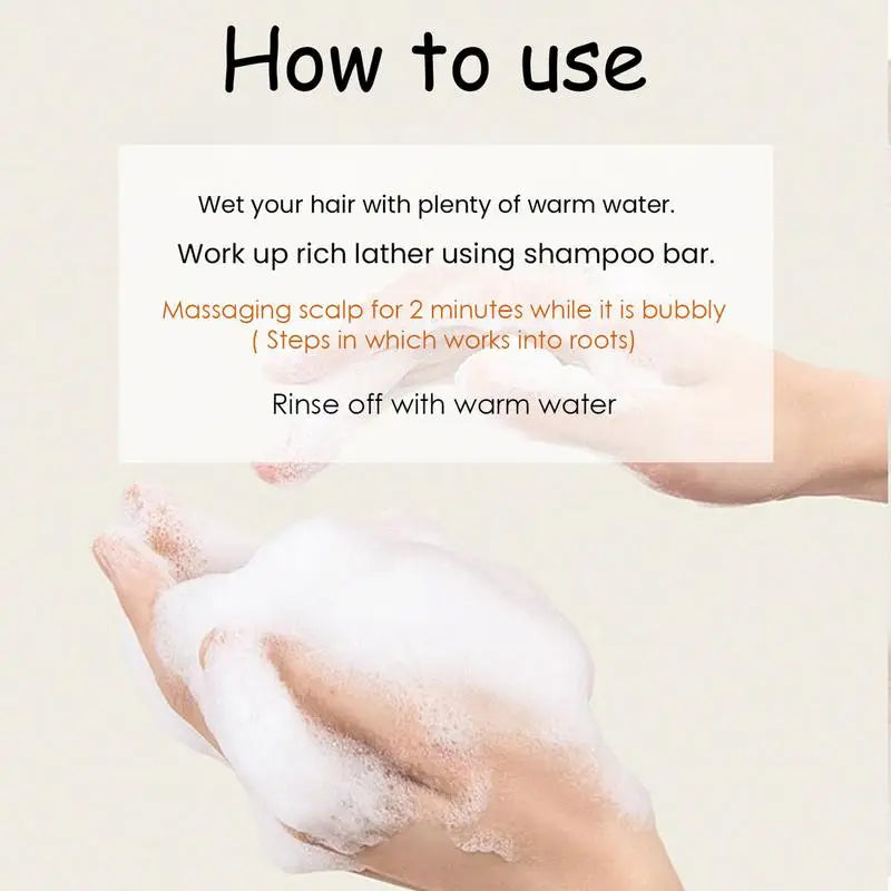 Rice Shampoo Bar Natural Organic Rice Soap for Hair Growth
