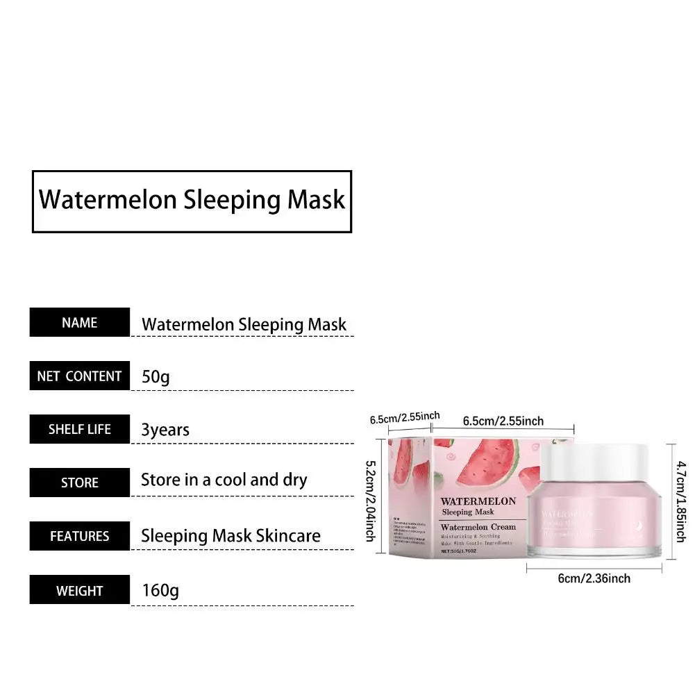 Watermelon Facial Mask Overnight Deep Hydrating